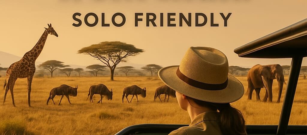 African Safari from India for Solo Travelers is easy.