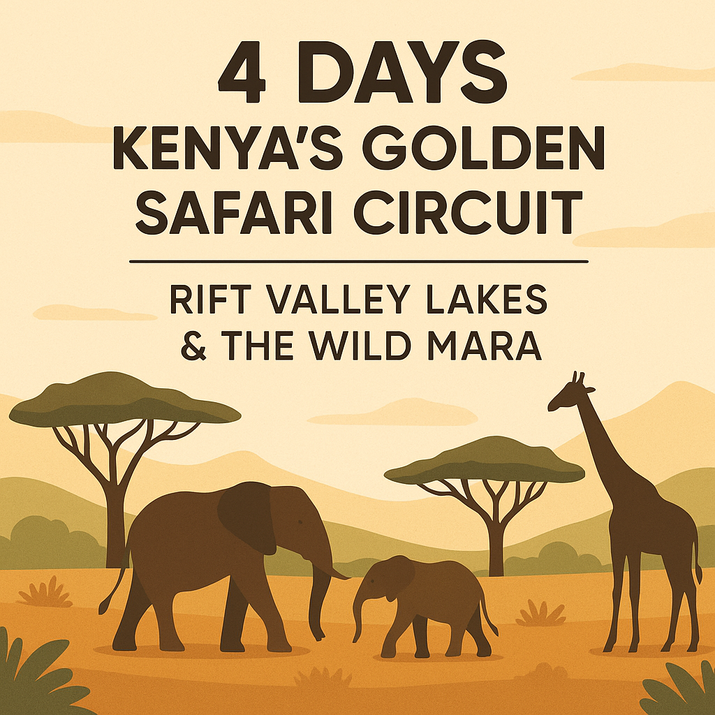 4 Days Kenya’s Golden Safari Circuit – Rift Valley Lakes & the Wild Mara